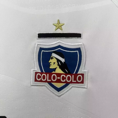 Camisa Colo Colo do Chile I 25/26 - Torcedor Adidas Masculina - Branca com detalhes em preto