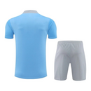 Kit Treino adulto - Camisa e Shorts - Atlético de Madrid Nike 24/25 - Azul e cinza