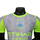 Camisa Manchester City III 25/26 - Jogador Puma Masculina - Cinza e amarela neon