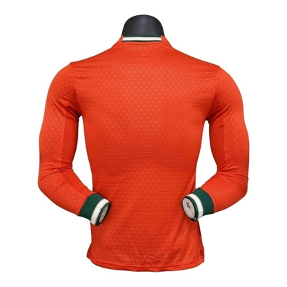 Camisa Seleção Portugal I 25/26 manga longa - Jogador Puma Masculina - Vermelha