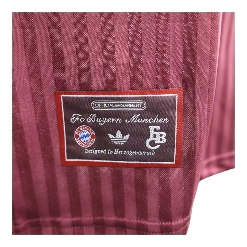 Camisa Bayern de Munique Edição especial Icon 25/26 - Jogador Adidas Masculina - Vinho