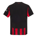 Camisa AC Milan I 25/26 - Torcedor Puma Masculina - Preta e vermelha com detalhes em cinza