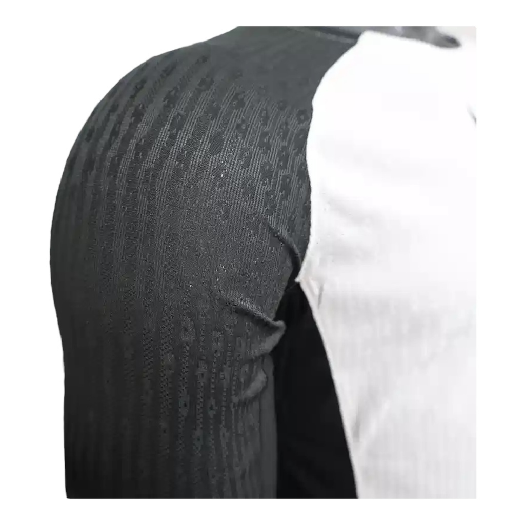 Camisa Corinthians I 25/26 manga longa - Jogador Nike Masculina - Branca e preta