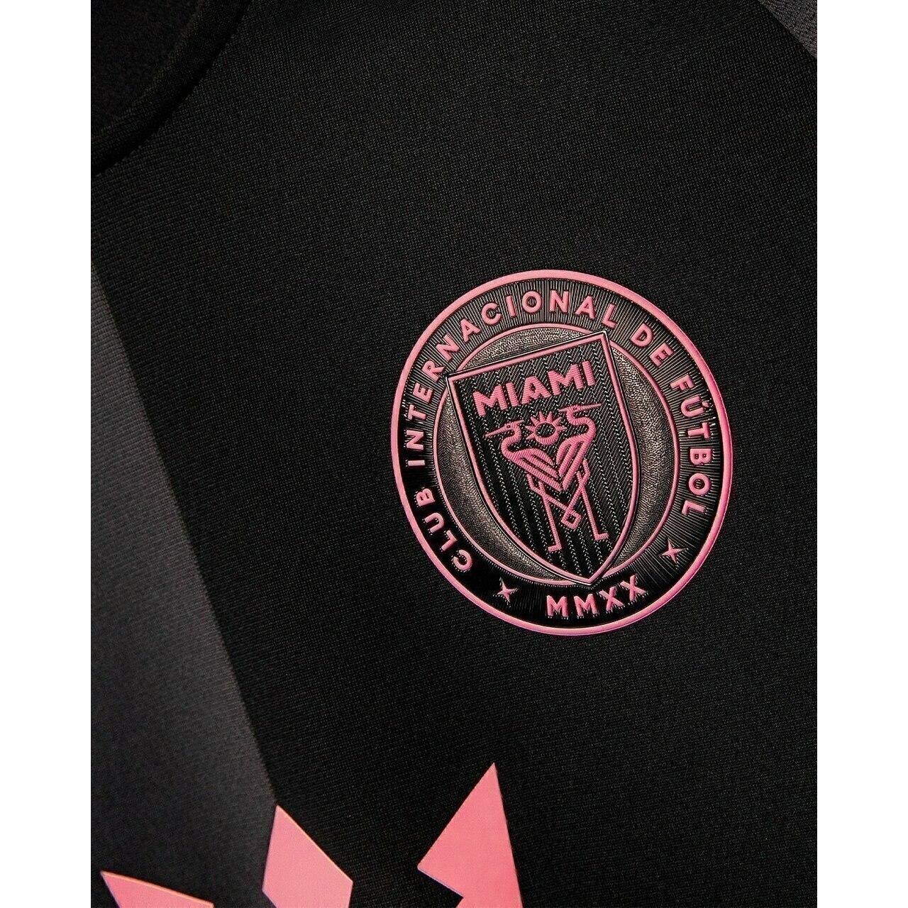 Camisa Inter Miami II 25/26 - Torcedor Adidas Masculina - Preta com detalhes em rosa