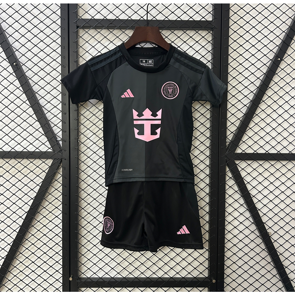 Kit Infantil Inter Miami II 25/26 - Adidas - Preto