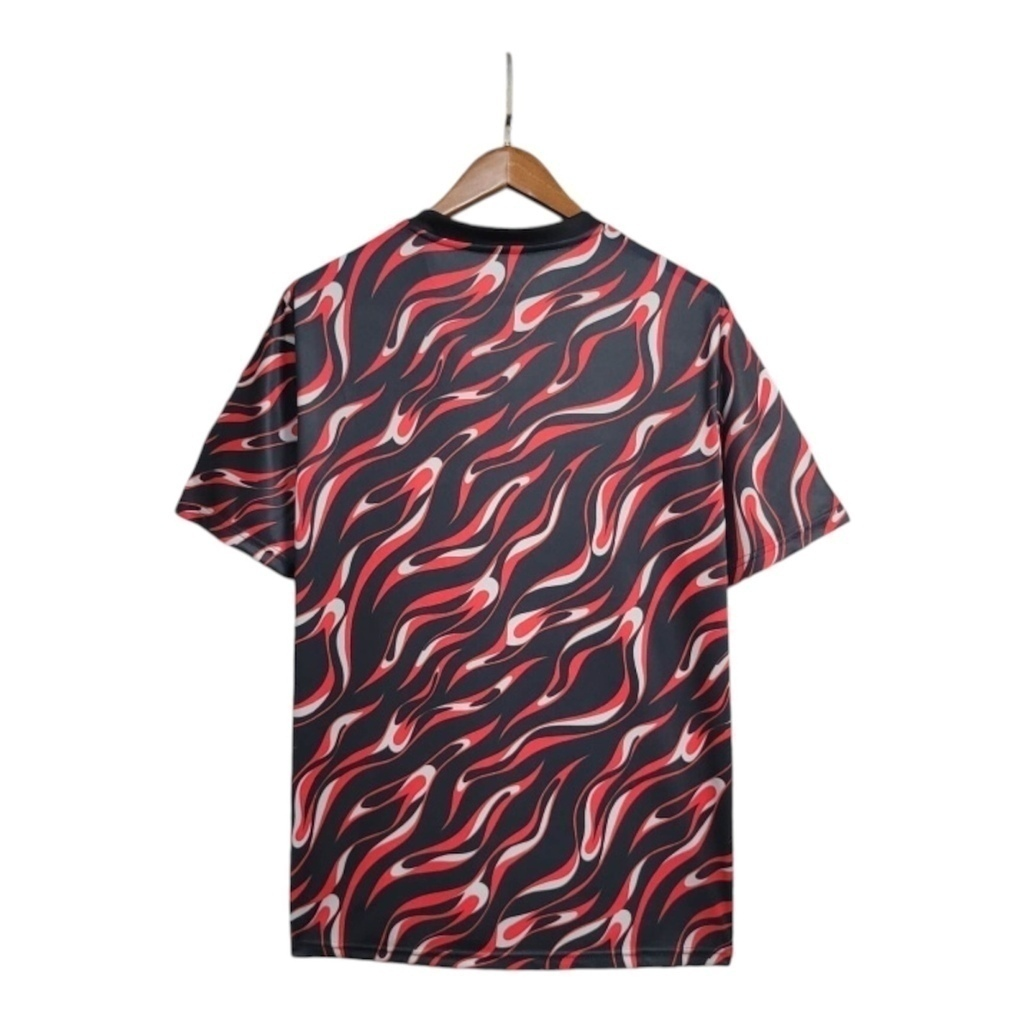 Camisa Manchester United Treino 25/26 - Torcedor Adidas Masculina - Preta com detalhes em vermelho