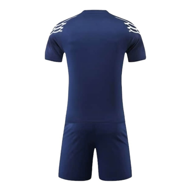 Kit Infantil Paris Saint-Germain Treino 25/26 - Jordan - Azul com detalhes em branco