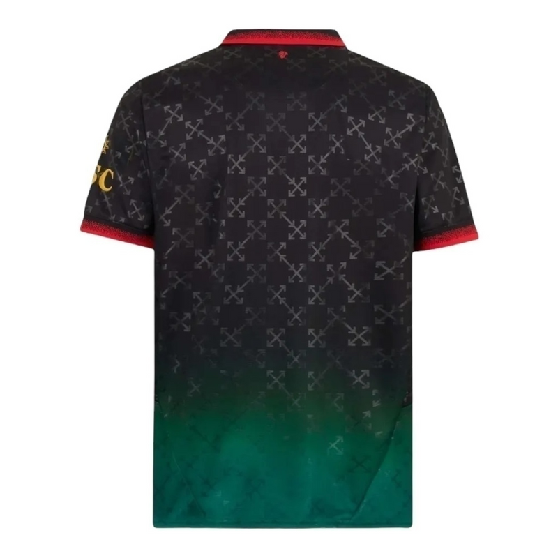 Camisa AC Milan Edição especial 25/26 - Torcedor Puma Masculina - Preta com detalhes em verde