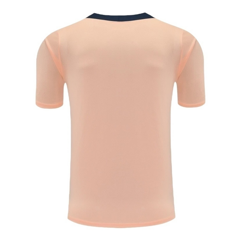 Camisa Chelsea Treino 25/26 - Torcedor Nike Masculina - Salmão com detalhes em azul