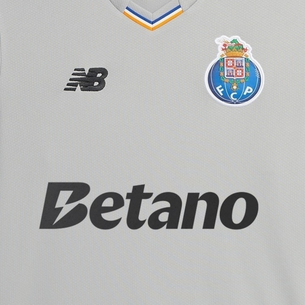 Camisa Porto Edição especial Mundial de Clubes II 25/26 manga longa - Torcedor New Balance Masculina - Cinza