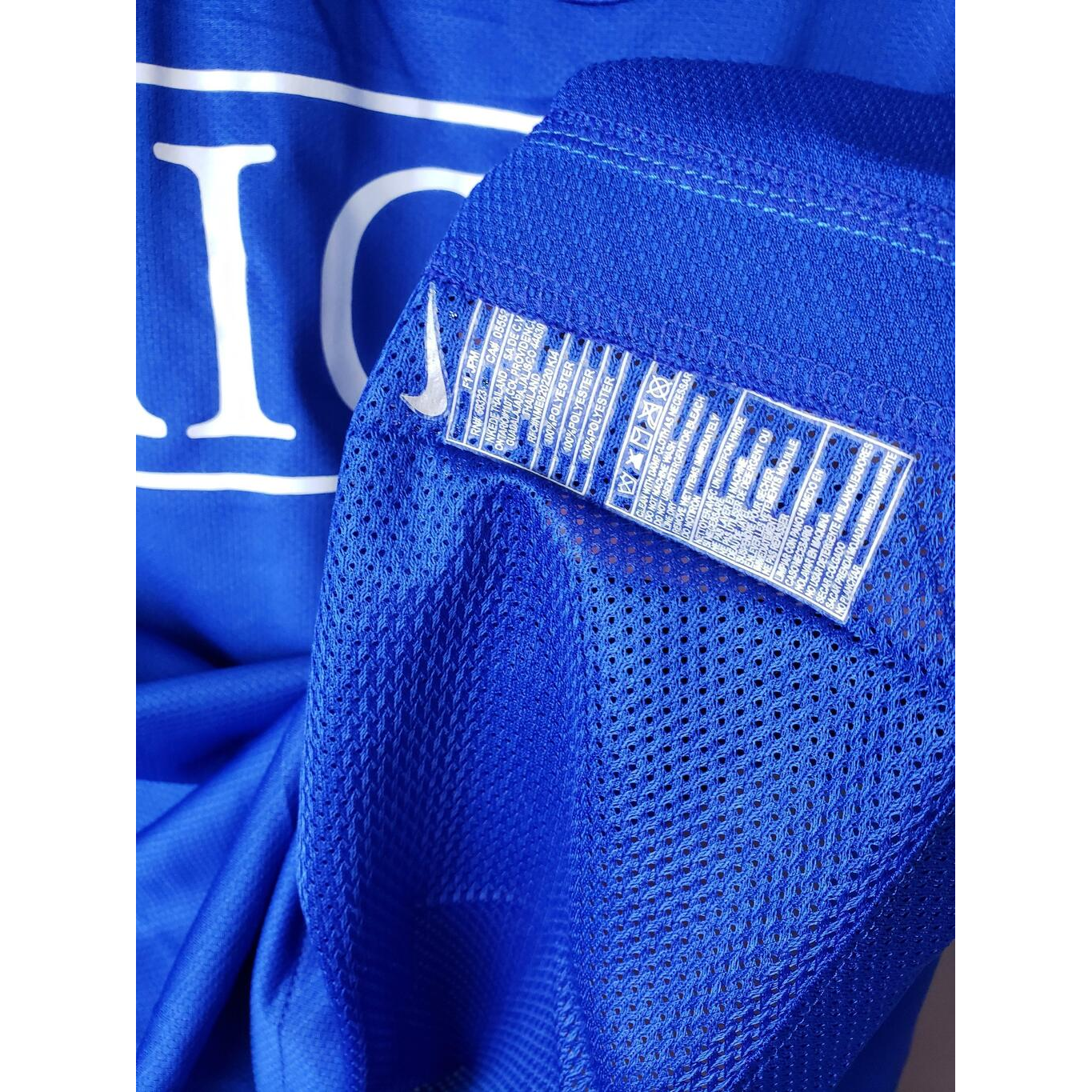 Manchester united 2007/08 retrô, manga longa - Azul