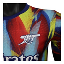 Camisa Arsenal Pré-jogo 25/26 - Jogador Adidas Masculina - Azul e vermelha e amarela