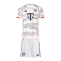 Kit Infantil Bayern de Munique II 25/26 - Adidas - Bege com detalhes em vermelho e azul