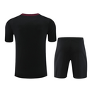Kit Treino adulto - Camisa e Shorts - Paris Saint-Germain Nike 24/25 - Preto com detalhes em vinho