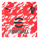 Camisa AC Milan Pré-jogo II 25/26 -Torcedor Puma Masculina - Branca e vermelha