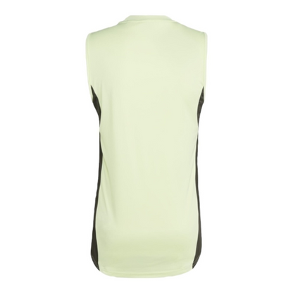 Camisa Regata Real Madrid Treino 25/26 - Torcedor Adidas Masculina - Amarela com detalhes em preto