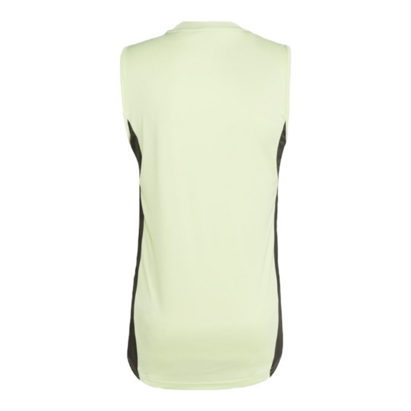 Camisa Regata Real Madrid Treino 25/26 - Torcedor Adidas Masculina - Amarela com detalhes em preto