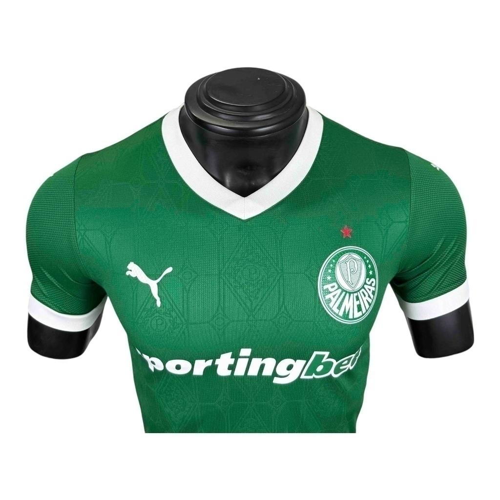 Camisa Palmeiras I 25/26 - Jogador Puma Masculina - Verde