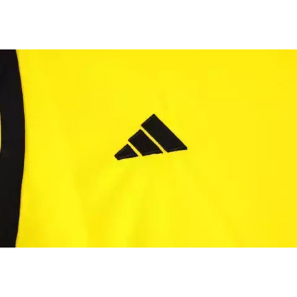 Kit Treino adulto - Camisa e Shorts - Flamengo Adidas 24/25 - Amarelo e preto