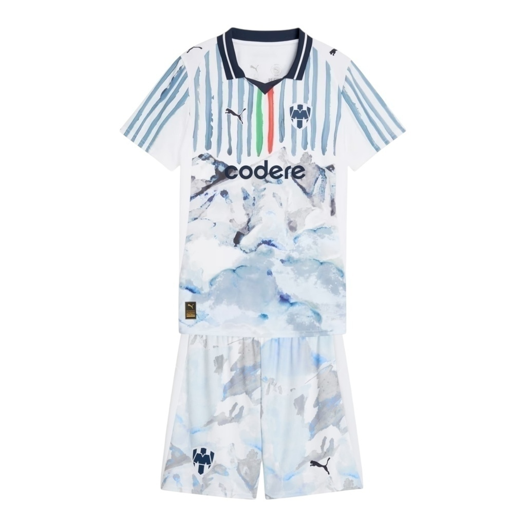 Kit infantil Monterrey Edição especial Mundial de Clubes 25/26 - Puma - Branco