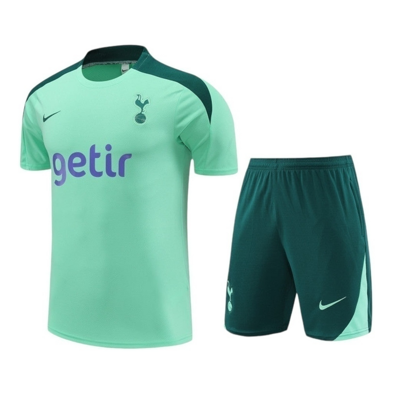Kit Treino adulto - Camisa e Shorts - Tottenham Nike 24/25 - Verde