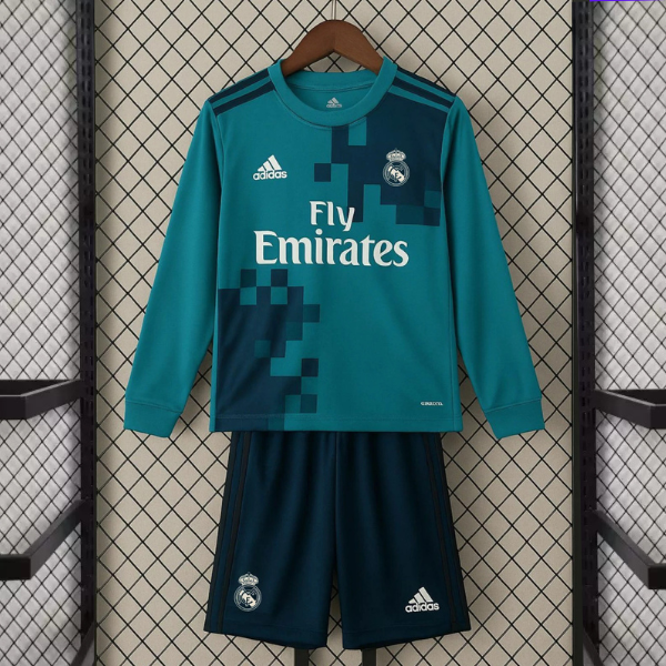 Real Madrid kit infantil 17/18 manga longa