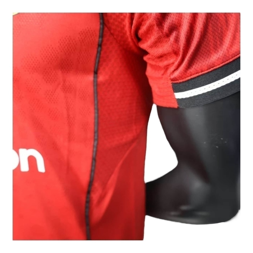 Camisa Manchester United I 25/26 - Jogador Adidas Masculina - Vermelha com detalhes em preto