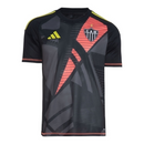 Camisa Atlético Mineiro Goleiro 25/26 - Torcedor Adidas Masculina - Preta com detalhes em amarelo e laranja