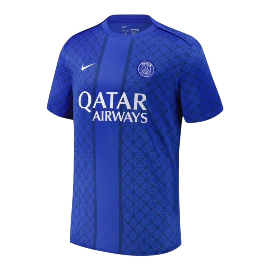 Camisa Paris Saint-German Pré-jogo 25/26 - Torcedor Jordan Masculina - Azul