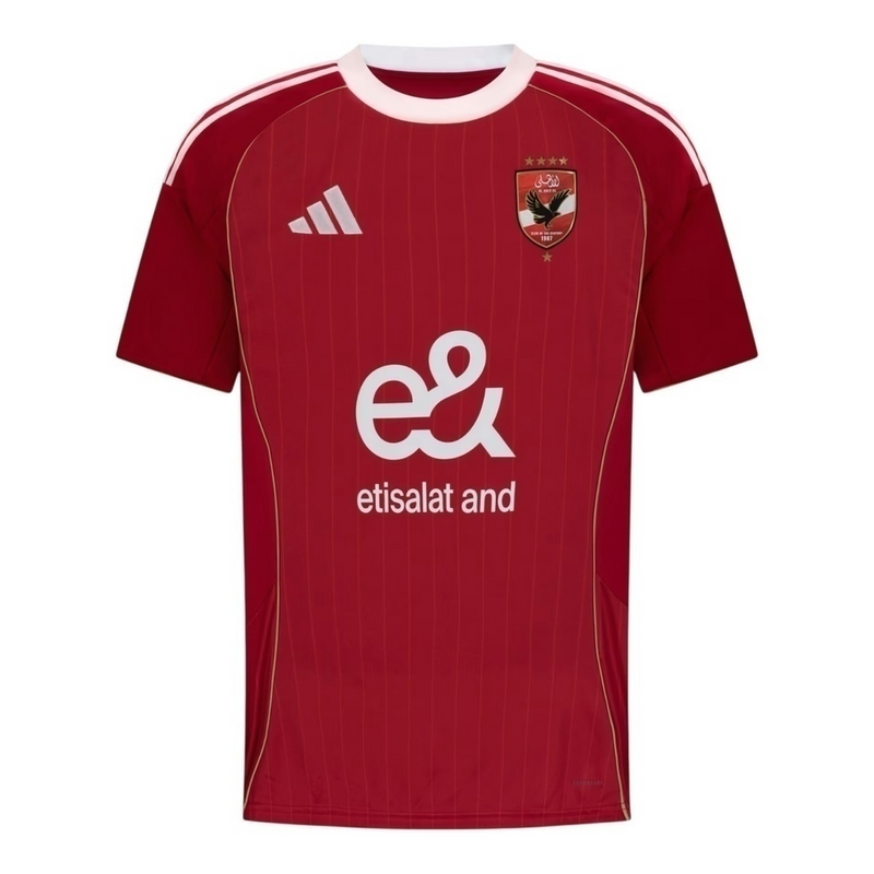 Camisa Al-Ahly I 25/26 - Torcedor Adidas Masculina - Vermelha