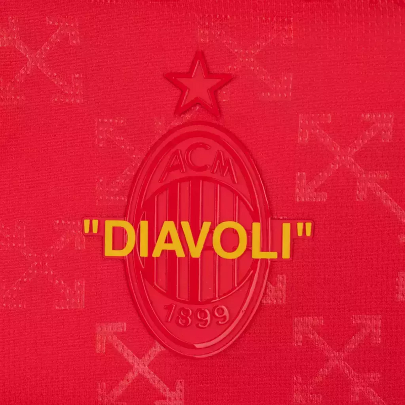 Camisa AC Milan Edição especial 25/26 - Torcedor Puma Masculina - Vermelha com detalhes em verde