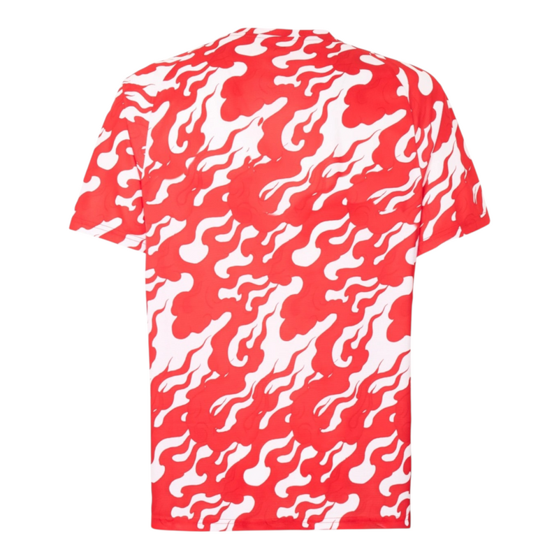 Camisa AC Milan Pré-jogo II 25/26 -Torcedor Puma Masculina - Branca e vermelha