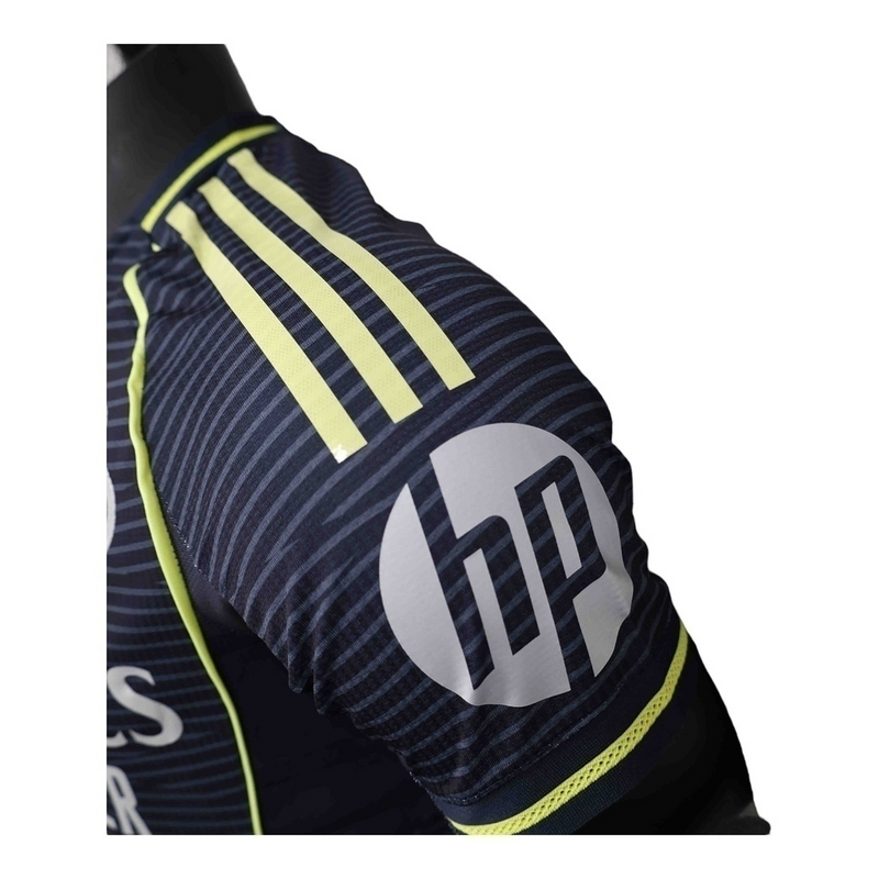 Camisa Real Madrid II 25/26 - Jogador Adidas Masculina - Azul com detalhes em amarelo