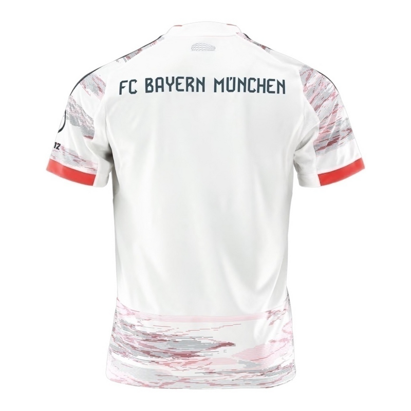 Camisa Bayern de Munique II 25/26 - Torcedor Adidas Masculina - Bege com detalhes em vermelho e azul