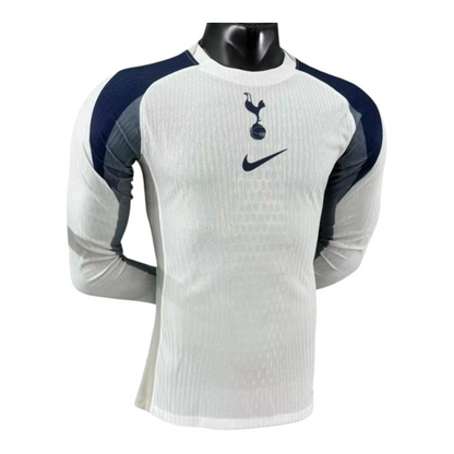 Camisa Tottenham I 25/26 manga longa - Jogador Nike Masculina - Branca com detalhes em azul