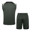 Kit Treino adulto - Camisa e Shorts - Barcelona Nike 23/24 - Verde com detalhes em branco