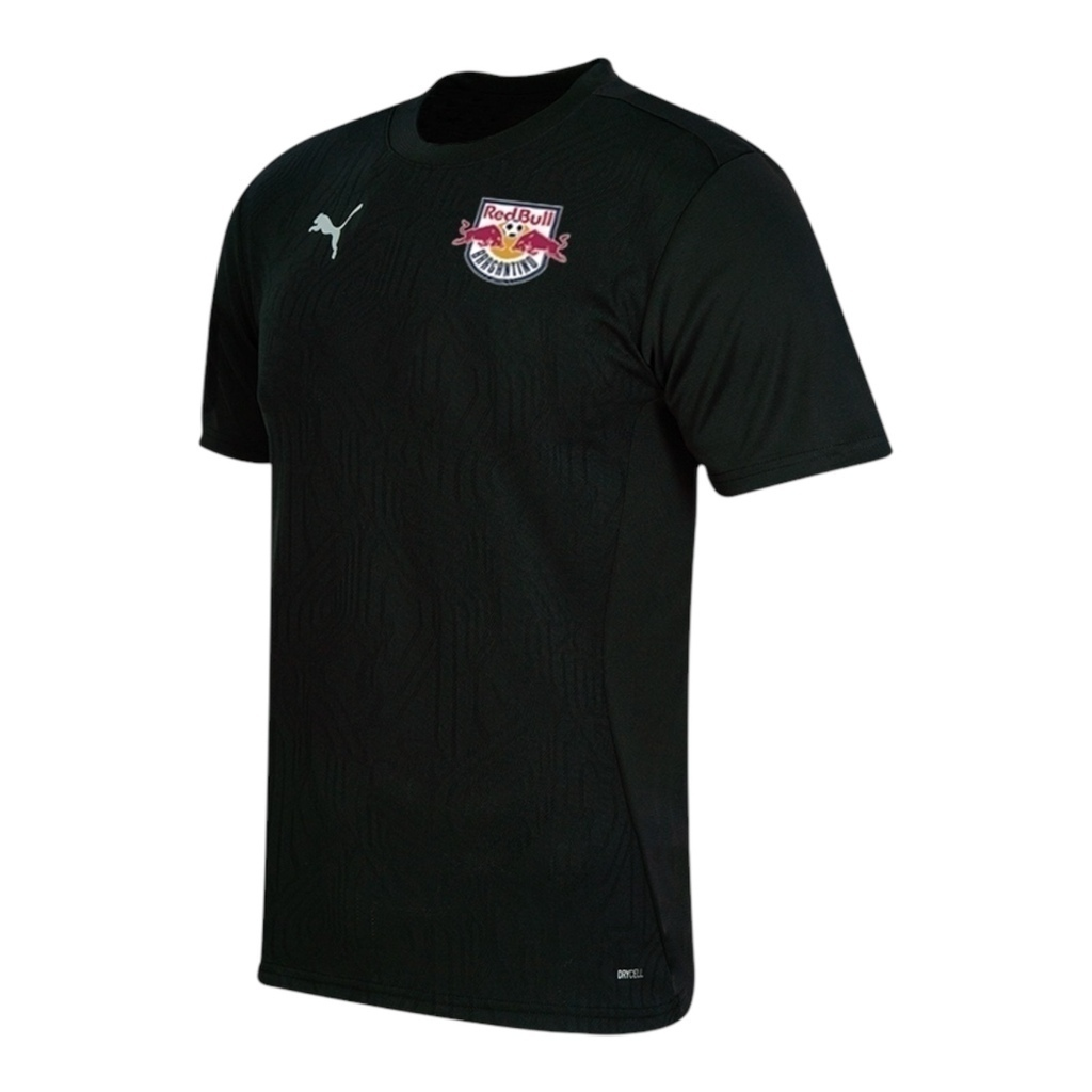Camisa Red Bull Bragantino Treino 25/26 - Torcedor Puma Masculina - Preta