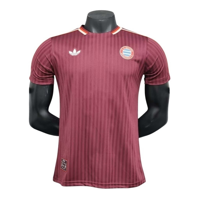 Camisa Bayern de Munique Edição especial Icon 25/26 - Jogador Adidas Masculina - Vinho