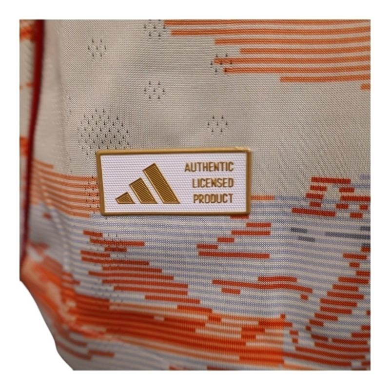 Camisa Bayern de Munique II 25/26 - Jogador Adidas Masculina - Bege com detalhes em vermelho e azul