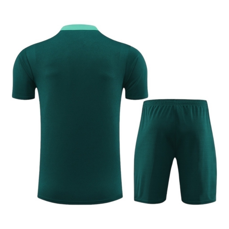 Kit Treino adulto - Camisa e Shorts - Seleção Portugal Nike 24/25 - Verde