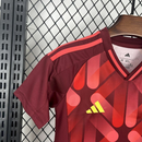 Conjunto infantil Seleção Alemanha Eurocopa II 25/26 - Torcedor Adidas Masculina - Vermelha