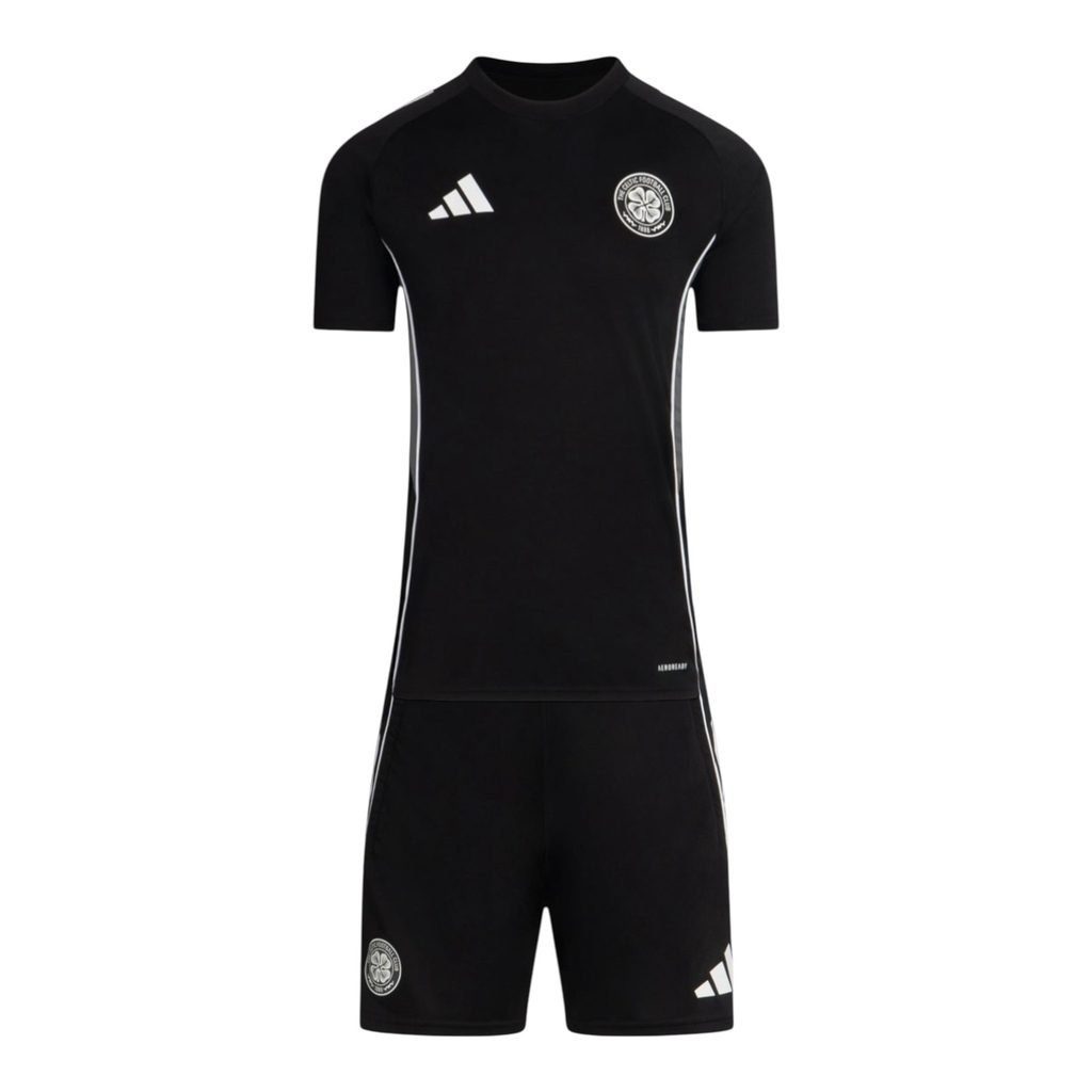 Kit Infantil Celtic Treino 25/26 - Adidas - Preto