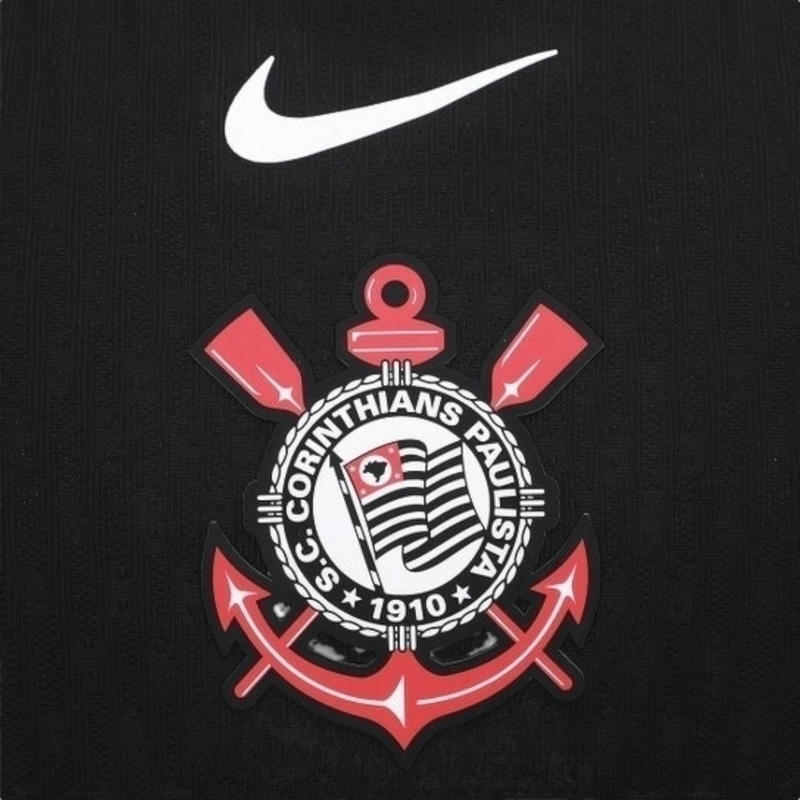 Camisa Corinthians II 25/26 - Torcedor Nike Masculina - Preta e branca