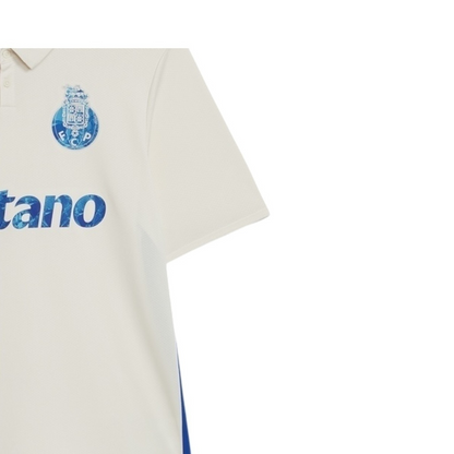 Camisa Porto III 25/26 - Torcedor New Balance Masculina - Branca com detalhes em azul