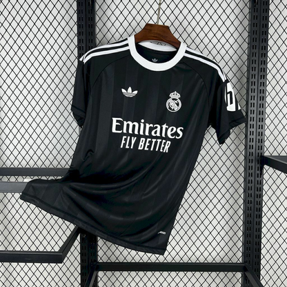 Camisa Real Madrid black 25/26 - Torcedor Adidas Masculina