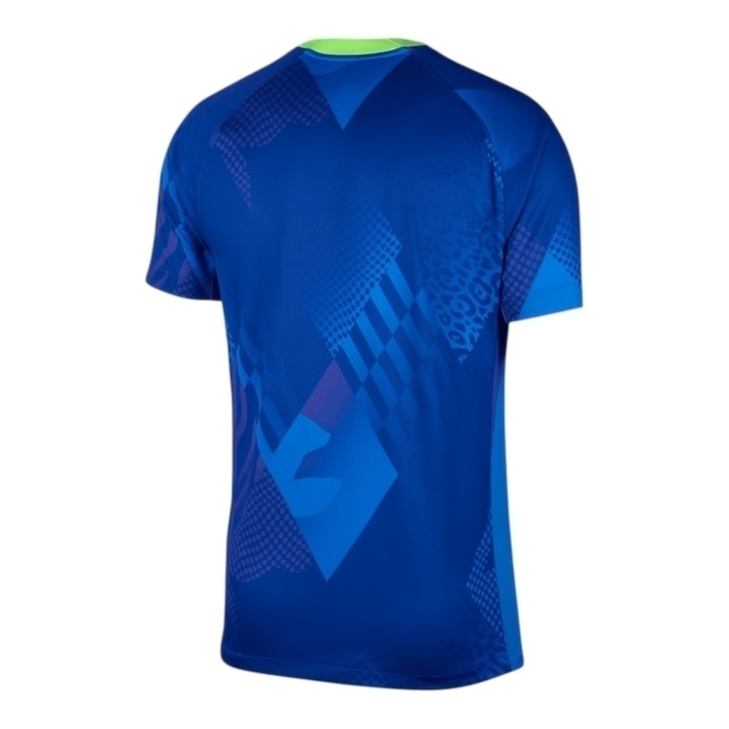 Camisa Seleção Brasileira II 25/26 - Torcedor Nike Masculina - Azul com detalhes em verde