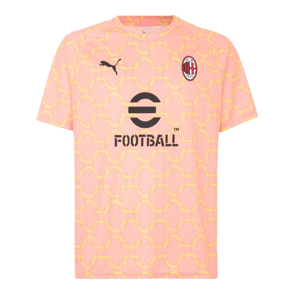 Camisa AC Milan Pré-jogo III 25/26 -Torcedor Puma Masculina - Rosa