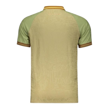 Camisa Bahia Edição especial Todas as Artes 25/26 - Torcedor Esquadrão Masculina - Bege e verde