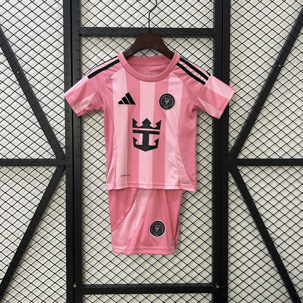 Kit Infantil Inter Miami I 25/26 - Adidas - Rosa