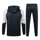 Conjunto Real Madrid Treino 25/26 - Masculino Adidas - Preto e cinza
